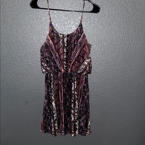 Floral Multicolor Women's Dress